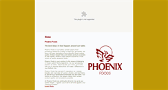Desktop Screenshot of phoenixfoods.com
