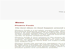 Tablet Screenshot of phoenixfoods.com